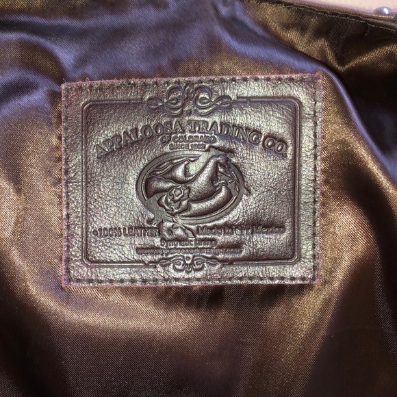 Appaloosa Trading Co Studded Leather Vest - Picture 10 of 10